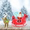 Big Mo's Toys Holiday Crafts - Christmas Foam Arts N Craft Santa Riding A Reindeer Sleigh Table Top Decorations Kit for Kids